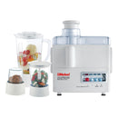 Nobel 4 in 1 Juicer and Food Factory with 1 Litre Capacity and has Spinner Chopper & Dry Mill 400W 2 Speed - Pulse Grinder, Chopper, Blender, Juicer, Unbreakable Jar & Anti Slip Feet NJ176G4 White