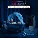 Nobel Air Cooler, 20L Capacity, Detachable Water Tank, 3 Wind Modes, 4 Wind Speeds, Touch & Remote Control, Honeycomb Filter, Automatic Shutdown, Silent Operation (110W) NAC400 White