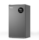 Nobel 135 L Gross / 86 L Net, Single Door Refrigerator, Defrost, R600a Refrigerant, Temperature Control, Inside Light, Inside Condenser, Vegetable Crisper, Glass Shelfs NR135RSI Inox Colour