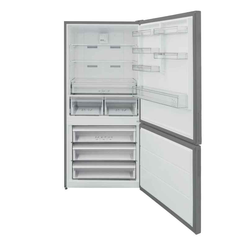 Bompani Bottom Mounted Refrigerators Inox 620 Ltrs No Frost Inverter Recessed Handle R600A Inside Condenser BBF800SS