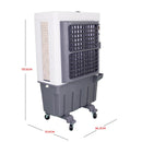 NOBEL Air Coolers Dark Gray & Gray 100 Litres Remote Control NAC1000R