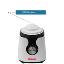 NOBEL Blender White 1.5 Litres 300W 2 Speed - Pulse Grinder  NB303E