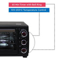 Nobel Electric Oven Black 18 Ltrs 1280W Stainless Steel Heating NEO20