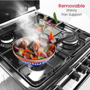 Nobel Gas Cooker 4 Burners With Gas Oven (60 x 55) cm NGC5000BK