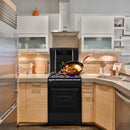 Nobel Gas Cooker 4 Burners With Gas Oven (60 x 55) cm NGC5000BK