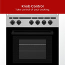 Nobel Electric Cooker Silver 50X50 Hotplate Electric Oven NGC5400S