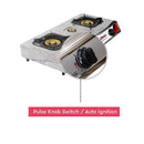 Nobel Gas Stove 3 Heating Elements St. Steel NGT3007