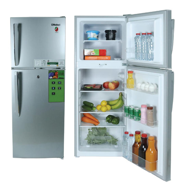 Nobel Refrigerator Double Door Silver 146 Litres Defrost NR180SDN