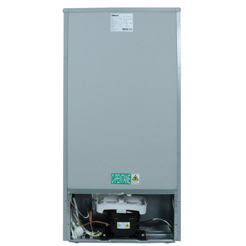 Nobel Refrigerator Single Door Black Silver 170 Litre Defrost NR180SSN