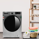 Nobel Front Load Washers Dark Silver 8Kg 1200Rpm Stainless Steel Drum Inverter Led Display NWM960RH