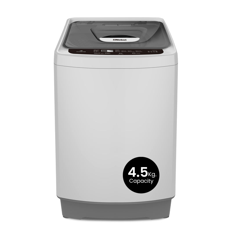 Nobel Top Load Washer Gray 4.5 KG Fully Automatic NWM550RH