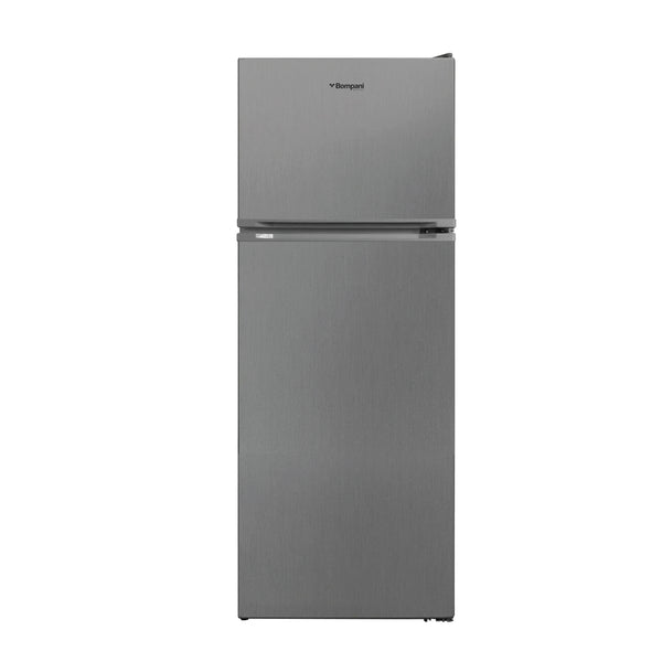 Bompani Double Door Refrigerators Inox 332 Ltrs No Frost Recessed Handle R600A Inside Condenser BR400SS