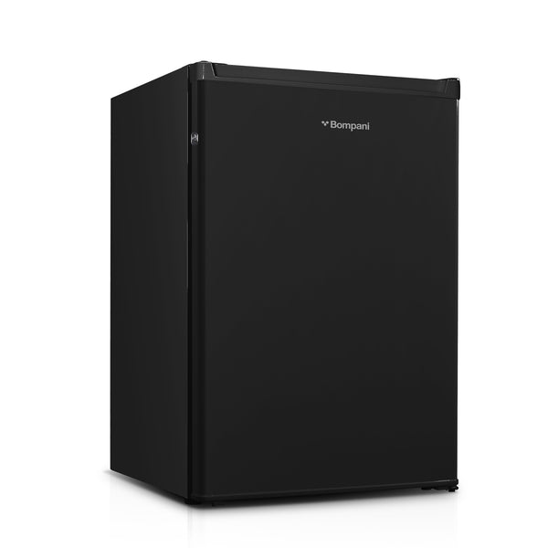 Bompani Single Door Refrigerators Black 78 Ltrs Defrost Recessed Handle R600A Inside Condenser BR110N