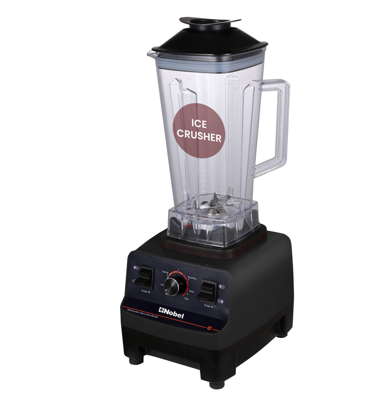 NOBEL Commercial Blender Black 2 Litre Stepless Speed Control NB550COM