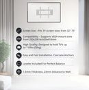 Bracket Pro Fixed TV Mount 32"-75" Fits VESA 200x200mm to 630x410mm, 1.5mm Thickness - Sturdy TV Wall Mount for Medium to Large Screens BPF3275 Black