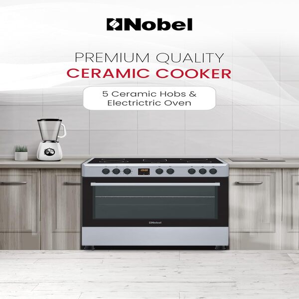 Nobel Ceramic Cooker Stainless Steel 90X60 Turkey NGC90VTC