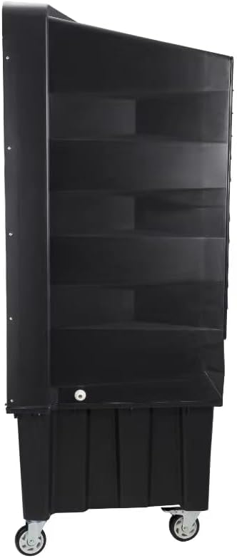Nobel Air Cooler, 120L Water Tank, 3 Speed, Automatic Swing, Timer, Water Shortage Protection, High Airflow, Low Noise, 750W Power NAC1500R Black