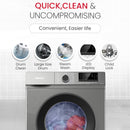 Nobel Dark Silver Front Load Washer: 6 Kg Capacity, 1000 RPM - NWM760RHS