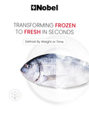 Nobel 20 Liters Capacity Microwave Oven, Knobs Control, 35mins Setting Time, 5 Power Levels, Cooking End Signal, Defrost Setting with 1Year Warranty NMO22M White