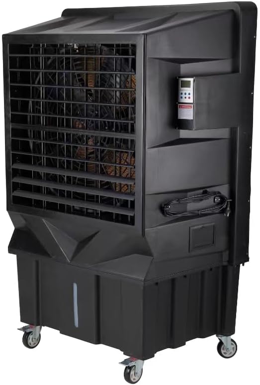 Nobel Air Cooler, 120L Water Tank, 3 Speed, Automatic Swing, Timer, Water Shortage Protection, High Airflow, Low Noise, 750W Power NAC1500R Black