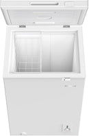 Nobel 140 Ltr Gross /99 Ltr Net Capacity Single Door Chest Freezer, R600a Refrigerant, Mechanical Control, Recessed Handle, White Inner - NCF145 White