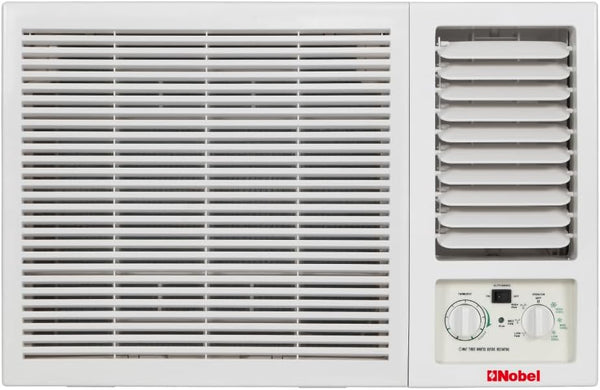 Nobel Window Air Conditioner 24000 BTU/h Cooling, 4-way Airflow, Auto Restart, T3 Climatic Condition NWAC24C1 White