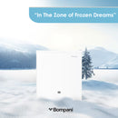 Bompani Single Door Refrigerator 46 Litres Net Capacity, Defrost, R600a Refrigerant, Inside Condenser, Lock & Key, Ice Box, 440 x 470 x 510 (W x D x H) mm, White BR64