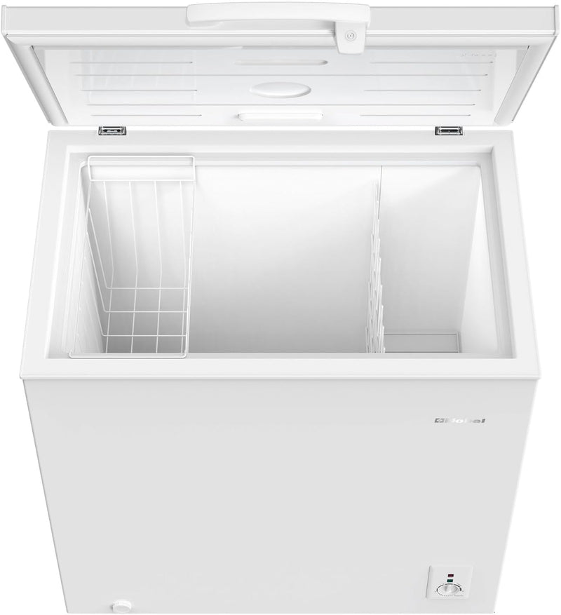 Nobel 300 Ltr Gross / 254 Ltr Net Capacity Single Door Chest Freezer, R600a Refrigerant, Mechanical Control, Grip Handle, White Inner - NCF325 White