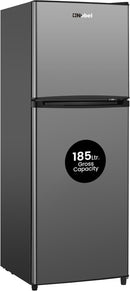 Double Door Refrigerator, 185L Gross / 128L Net Capacity, Defrost, Recessed Handle – NR185E