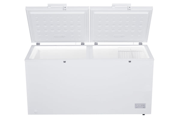 Nobel 600L Gross / 508L Net Capacity Double Door Chest Freezer with, R290 refrigerant, electronic control - NCF700 White