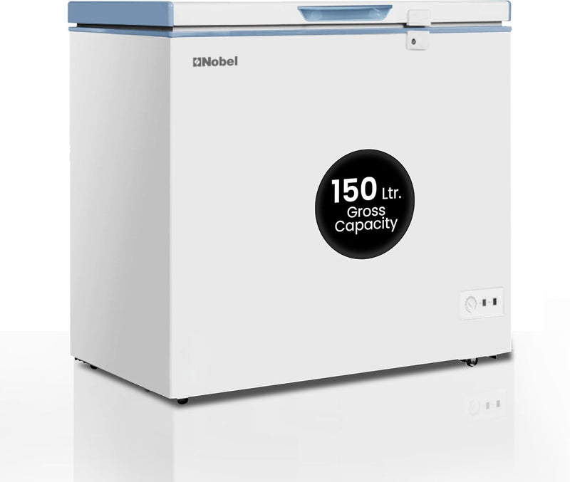 Nobel Chest Freezer 141 Litres with Recessed Handle NCF170N