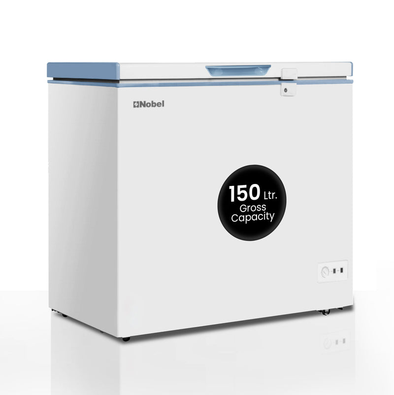 Nobel Chest Freezer 141 Litres with Recessed Handle NCF170N