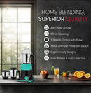 Nobel 3 in 1 Mixer Grinder, Powerful Motor, Wet Grinding Jar, Dry Grinding Jar, Chutney Jar, 3 Speed Control, Pulse Function, Stainless Steel Jars & Blades, Made in India NB301SS