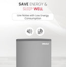 Nobel 185 L Gross / 125 L Net, Double Door Refrigerator, Defrost, R600a Refrigerant, 3 Star Esma, Temperature Control, Inside Light, Vegetable Crisper, Bottle Racks NR185RSI Inox Colour