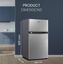 120L Gross / 90L Net, Double Door Refrigerator, Defrost, Recessed Handle – NR120E