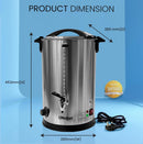Nobel 10L Water Boiler – Stainless Steel Double Wall, Safety Lock Lid, Non-Drip Faucet, Keep Warm Function - NWB1000