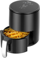 Nobel 2.5 Ltrs Multifunctional Air fryer with 6 Preset Programs, Overheat Prevention, Digital Touch with 1-60 Min Timer 1200W NAF350 Black