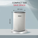 Nobel Air Purifier White 14M² Area To Clean 3 Filters 4 Speed  NAP120
