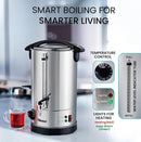 Nobel 10L Water Boiler – Stainless Steel Double Wall, Safety Lock Lid, Non-Drip Faucet, Keep Warm Function - NWB1000