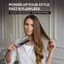 La Modano Hair Straightener with Ceramic Coating 8 Temperature Levels, LCD Display, PTC Heating, Lock Function Model - LMHS450