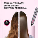 La Modano Hair Straightener with Ceramic Coating 8 Temperature Levels, LCD Display, PTC Heating, Lock Function Model - LMHS450