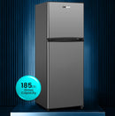 Double Door Refrigerator, 185L Gross / 128L Net Capacity, Defrost, Recessed Handle – NR185E