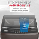 Nobel Washing Machine 10kg Capacity, Electronic Control, LED Display, 6 Programs NWM1150 Silver