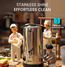 Nobel 10L Water Boiler – Stainless Steel Double Wall, Safety Lock Lid, Non-Drip Faucet, Keep Warm Function - NWB1000