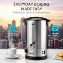 Nobel 10L Water Boiler – Stainless Steel Double Wall, Safety Lock Lid, Non-Drip Faucet, Keep Warm Function - NWB1000