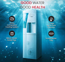 Nobel Freestanding Top-Loading 550W Water Dispenser Hot & Cold, 5L Hot/2L Cold Per Hour, Storage Cabinet, Compressor Cooling, Heating - NWD1609