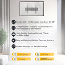 Bracket Pro Versatile Full Motion TV Mount: Ideal for Screens 32"-85" - BPX3285 Black