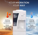 Nobel Freestanding Top-Loading 550W Water Dispenser Hot & Cold, 5L Hot/2L Cold Per Hour, Storage Cabinet, Compressor Cooling, Heating - NWD1609