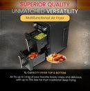 Nobel 10L 2200W Dual Drawer Digital Air Fryer with LED Display, Sync & Match Functions – NAF1201