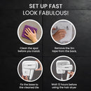 Nobel Hair Dryer 200W with Pure Copper DC Motor Fast Drying, Overheat Protection, Cool Button, Multiple Speeds & Heat Settings - NHDW1250